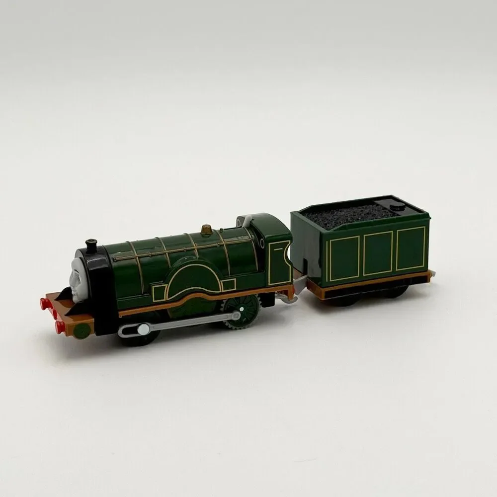 Mattel Thomas the Train Trackmaster Emily Green Train and Tender TESTED and WORK